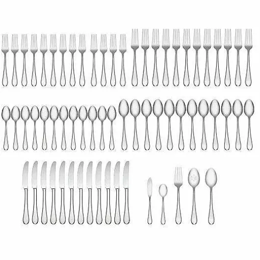 Food Network Astor 65-Pc. Flatware Set