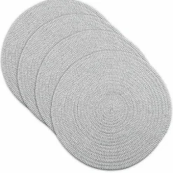Food Network Braided Gray Placemat 4-Pk.
