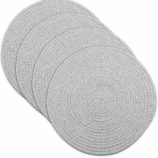 Food Network Braided Gray Placemat 4-Pk.