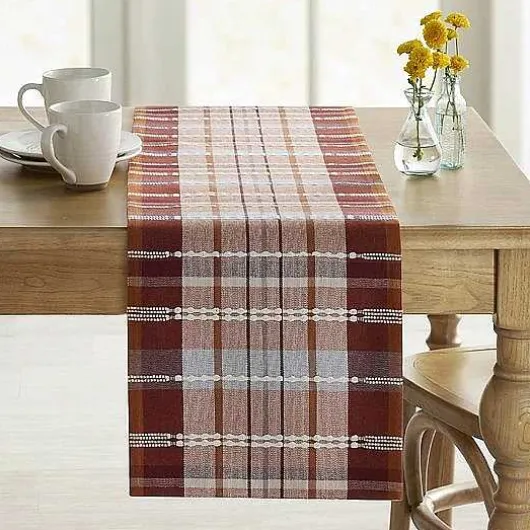 Food Network Fall Plaid Table Runner 72