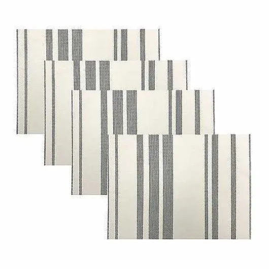 Food Network Farmstead Stripe Woven Placemat 4-Pk.