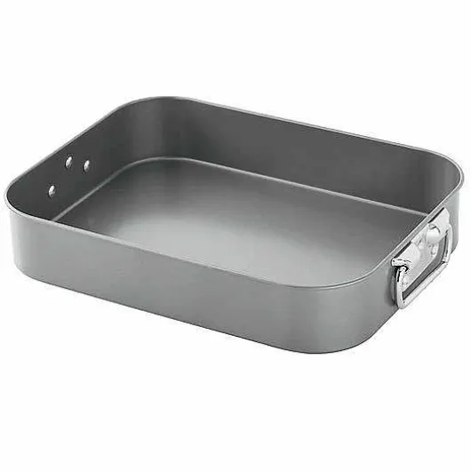 Food Network 16-In. Roasting Pan With Rack & Lifters