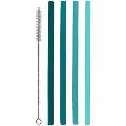 Food Network 5-Pc. Aqua Smoothie Straw Set