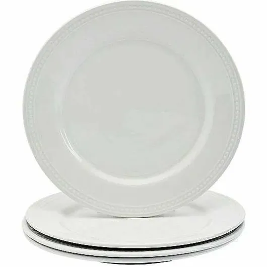 Food Network 4-Pc. Beaded Dinner Plate Set