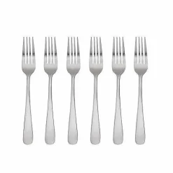 Food Network 6-Pc. Classic Silver Salad Fork Set