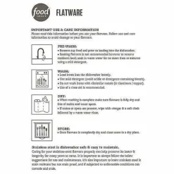 Food Network 4-Pc. Flat Iron Dinner Knife Set