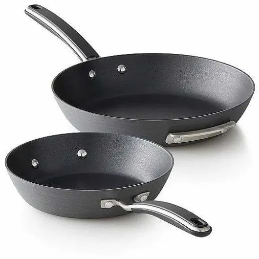 Food Network 2-Pc. Hard-Anodized Skillet Set