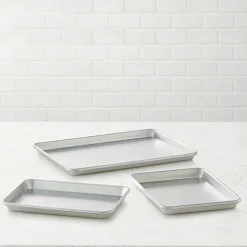 Food Network 3-Pc. Natural Aluminum Baking Sheet Set