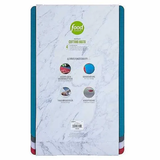 Food Network 4-Pc. Nonslip Cutting Mat Set