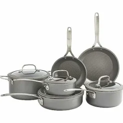 Food Network 10-Pc. Textured Titanium Nonstick Cookware Set