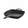 Food Network Pre-Seasoned Cast-Iron 11 Square Skillet With Helper Handle