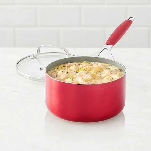 Food Network 2.5-Qt. Ceramic Saucepan With Lid