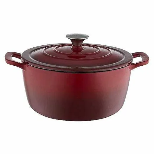 Food Network 3.5-Qt. Ombre Enameled Cast-Iron Dutch Oven