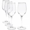 Food Network Signature 4-Pc. Crystal White Wine Glass Set