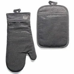 Food Network Silicone Oven Mitt & Pot Holder Set