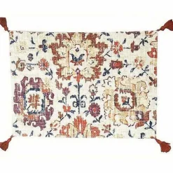 Food Network Vintage Rug Pring Placemat With Tassels